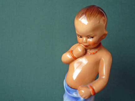 Royal Worcester Freda Doughty Burmah child figurine